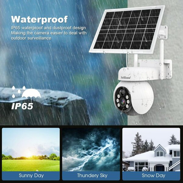Srihome  4G Solar camera