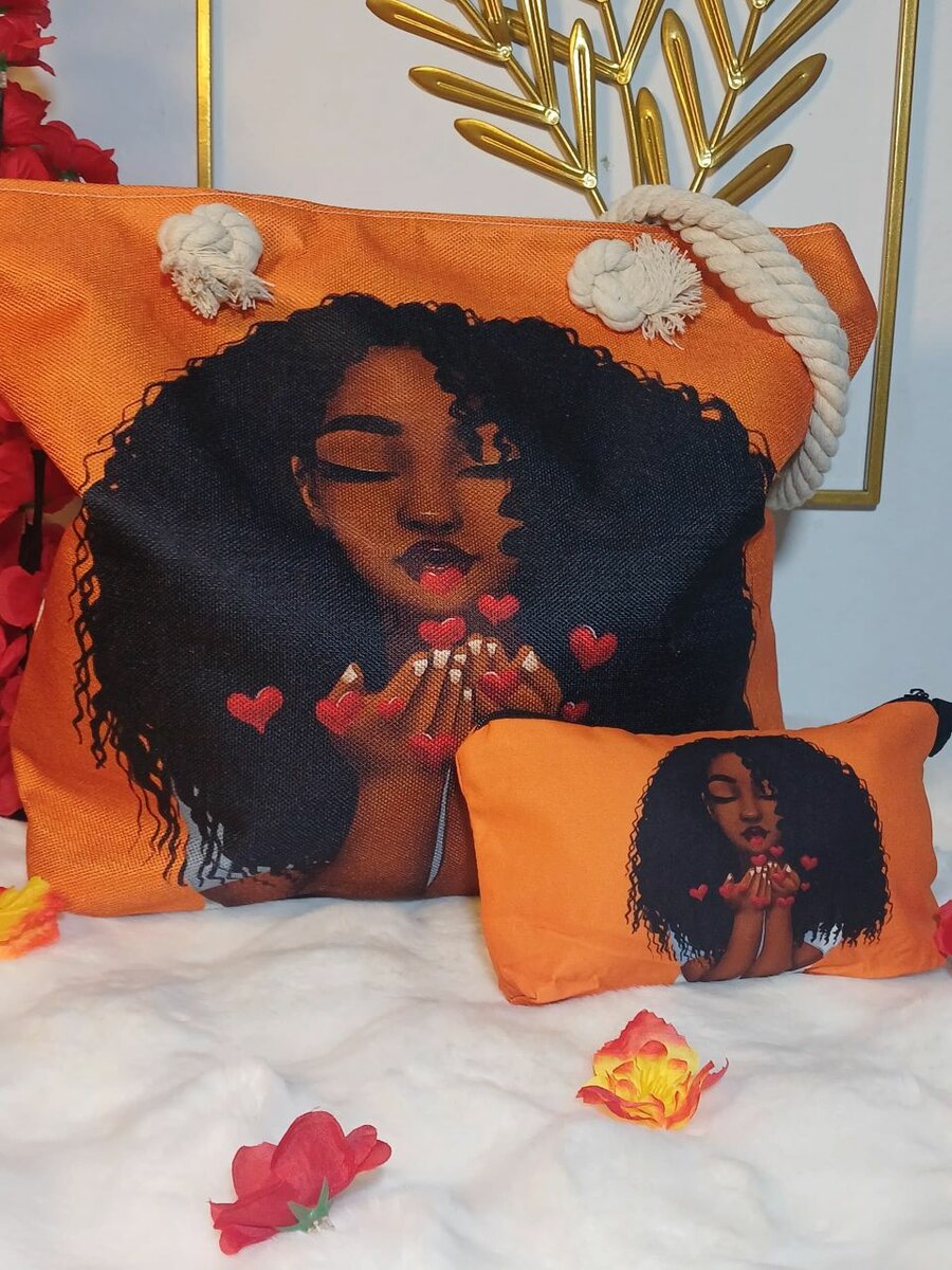 Totes bags imprimés et trousse