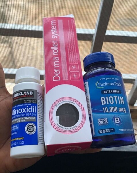 Kirkland booster, derma roller and puritan biotin