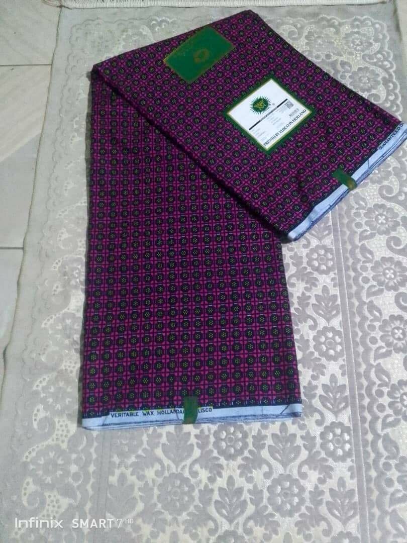 Tissu Wax hollandais vilsco