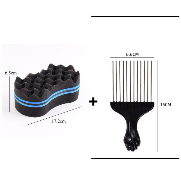 CHIFFON TWIST&PEIGNE AFROMOYEN