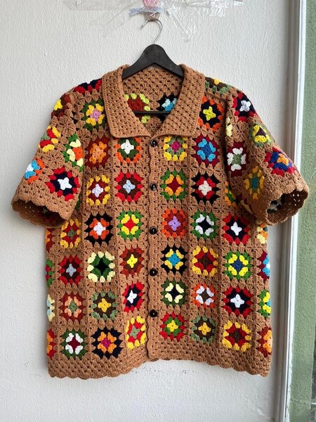 Cardigan crochet en granny