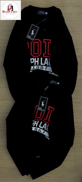 T-shirt noir Ralph 1967