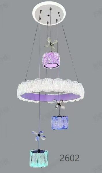 Lustre Cristal Multicoloré