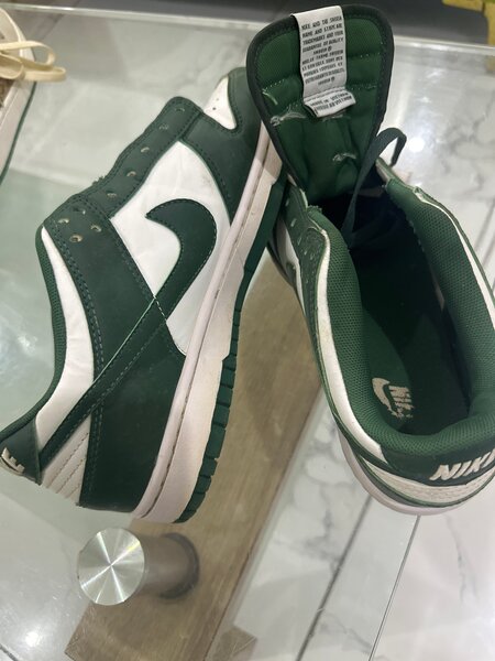 Nike Baskets Vertes Blanches