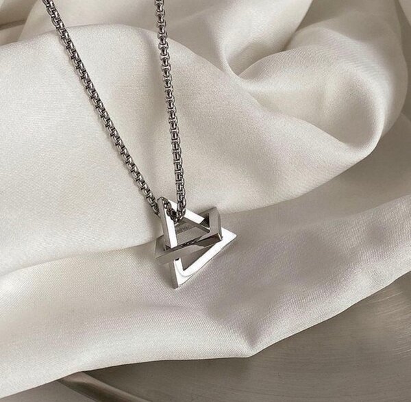 Collier Géométrique Argent