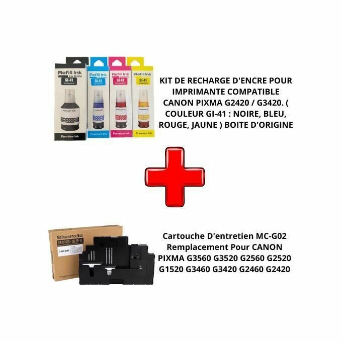 Kit Recharge Encre Canon PIXMA