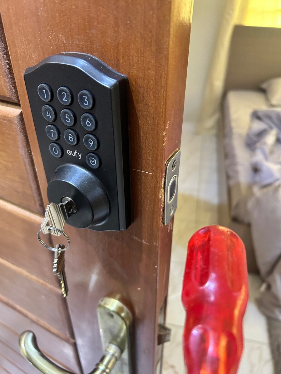 Smart lock installation