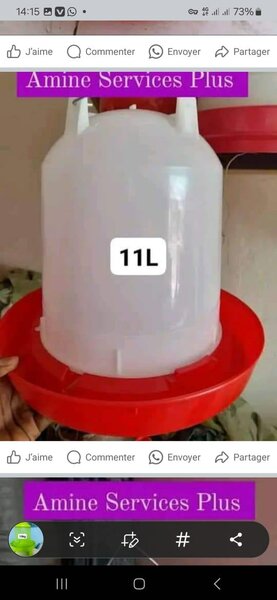 Abreuvoir 11L (pour croissance