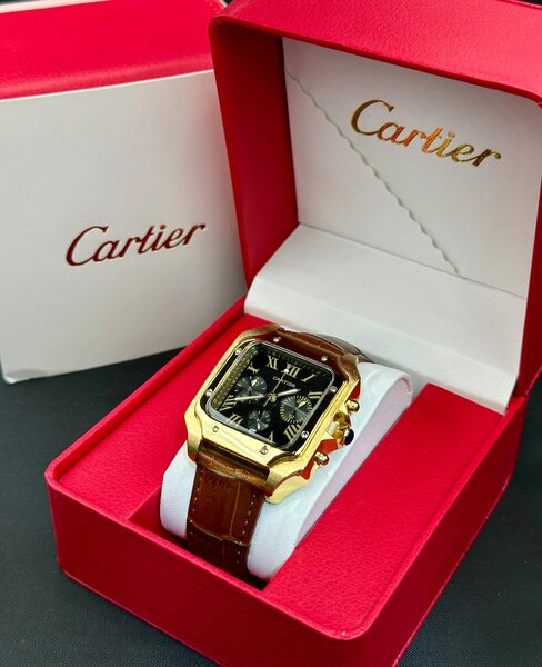 Montre Cartier Santos métallique
