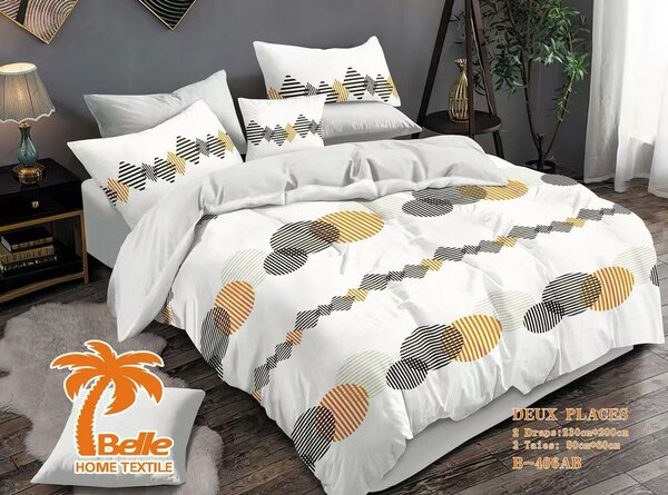 2 draps 2 taies d'oreillés