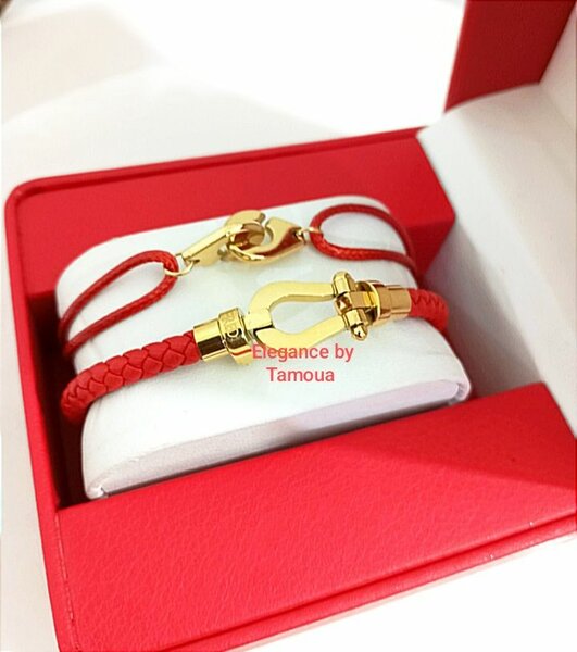 Bracelet Fred et cordon Dinh Van