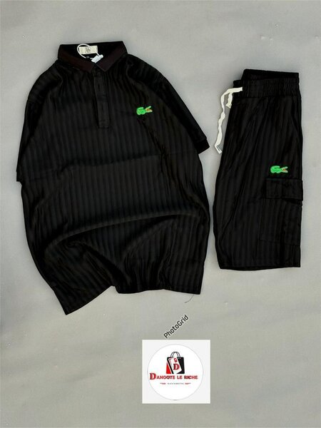 Ensemble polo et short noir