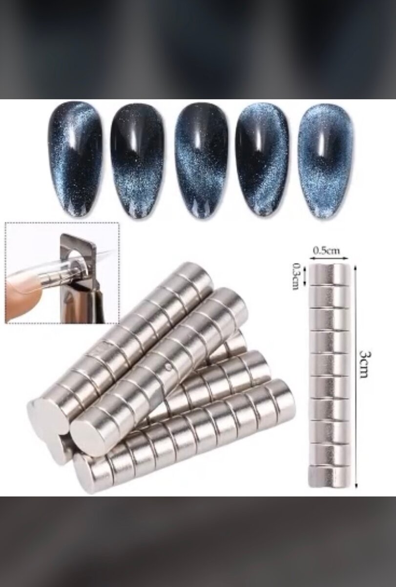 Aimants pour vernis magnétique