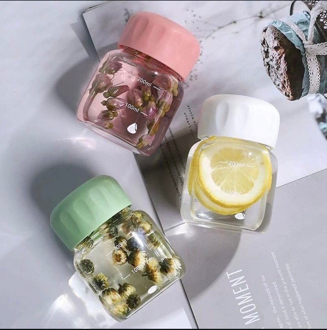 Cute chubby borosilicate mini glass 300ml