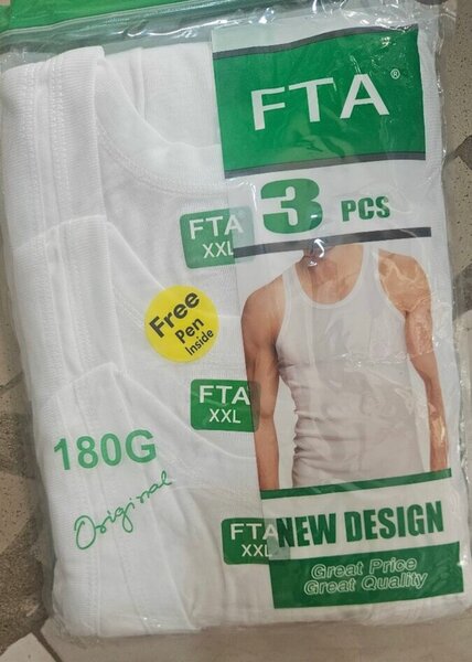 Débardeurs blancs FTA homme