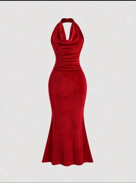 Robe Longue Rouge Glamour