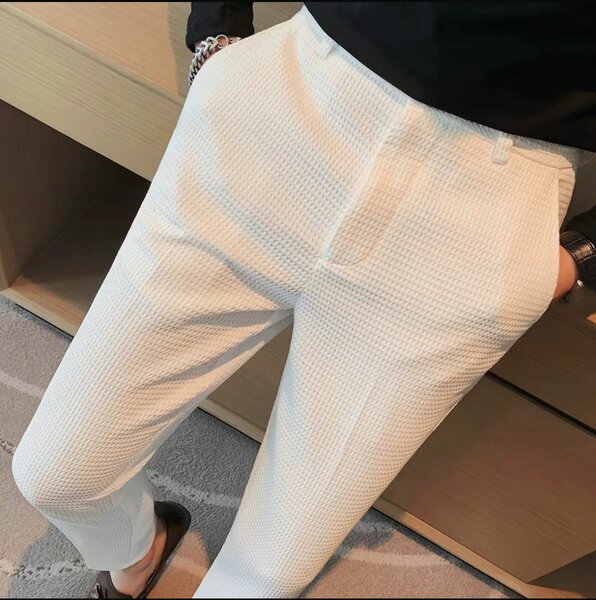 Stylish Men's Textured Pants