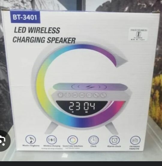Réveil LED Bluetooth Chargeur