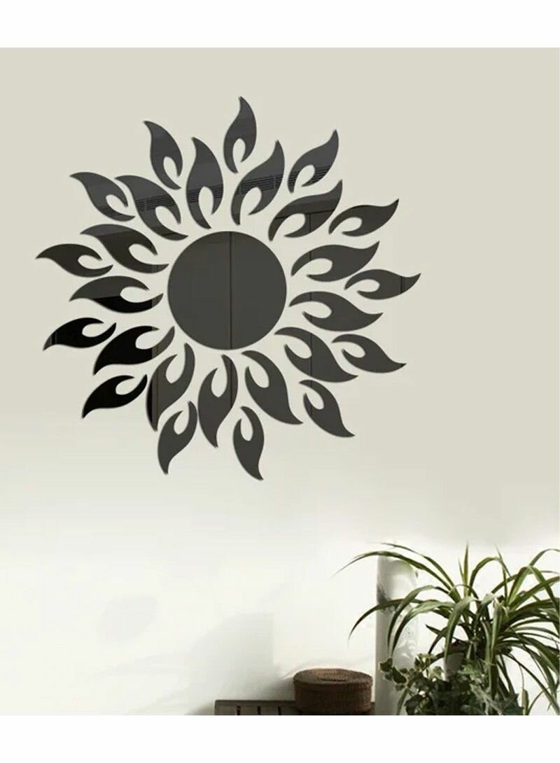 ACRYLIC STEREO MIRROR SUNFLOWER