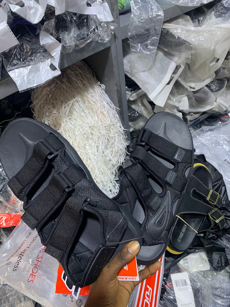 Sandales en cuir confort