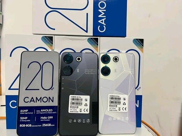 TECNO CAMON 20 PRO 256GB 16GB RAM première copie conforme