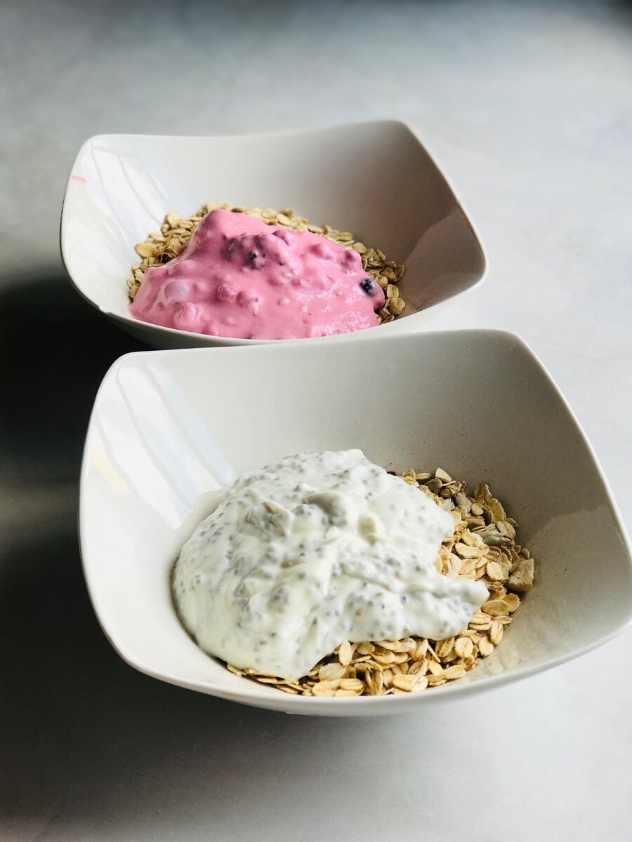 Fafasbreakfast chia pudding Greek yoghurt