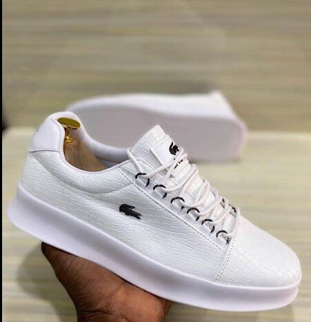 Baskets en cuir Lacoste