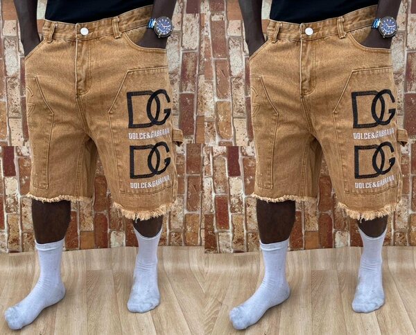 Shorts en jean décontractés homme