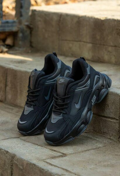 Baskets Noires Homme Confort