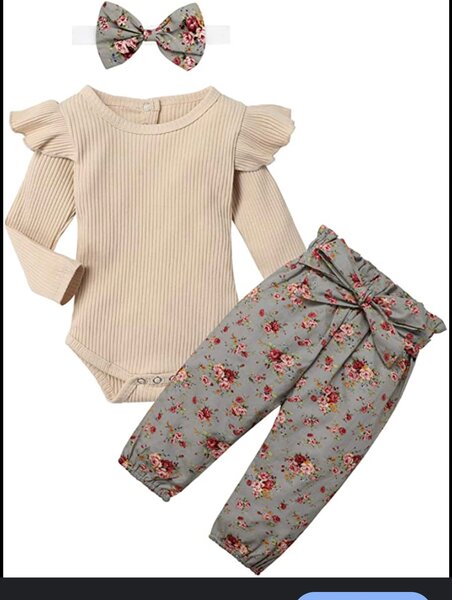 Ensemble Fille Chic Floral