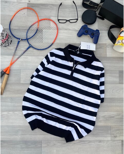 Polo rayé classique pour homme