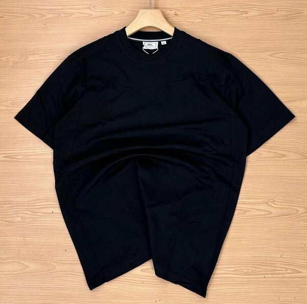 T-shirt oversize noir unisexe