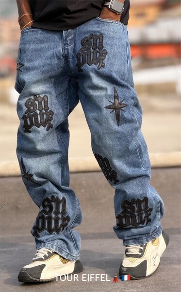 Jean baggy graffiti