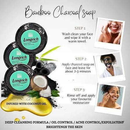 Savon noir au charbon de bambo