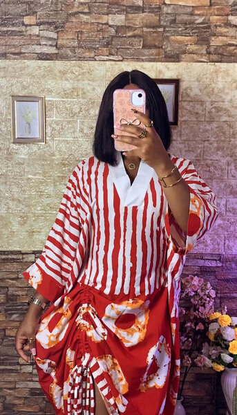 Robe kimono colorée