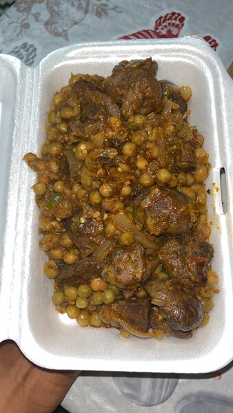 Petit pois aux rognons