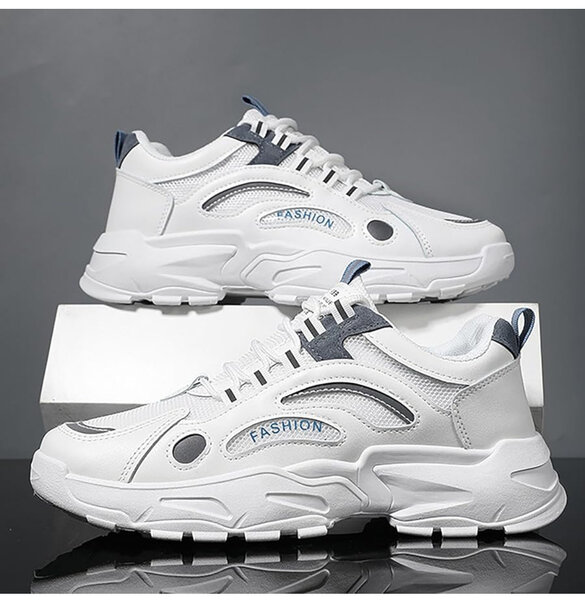 Baskets blanches mode sport