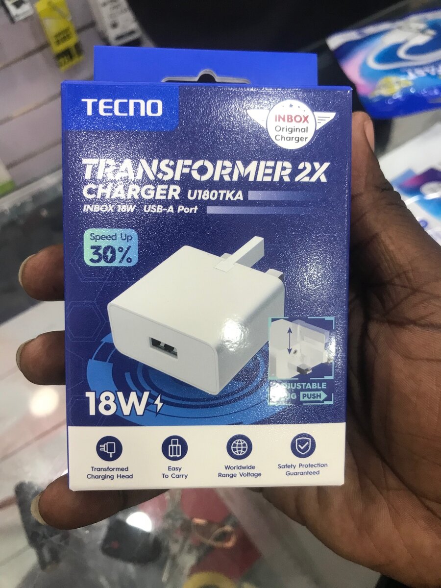 Tecno 18W Fast Charging Adapter
