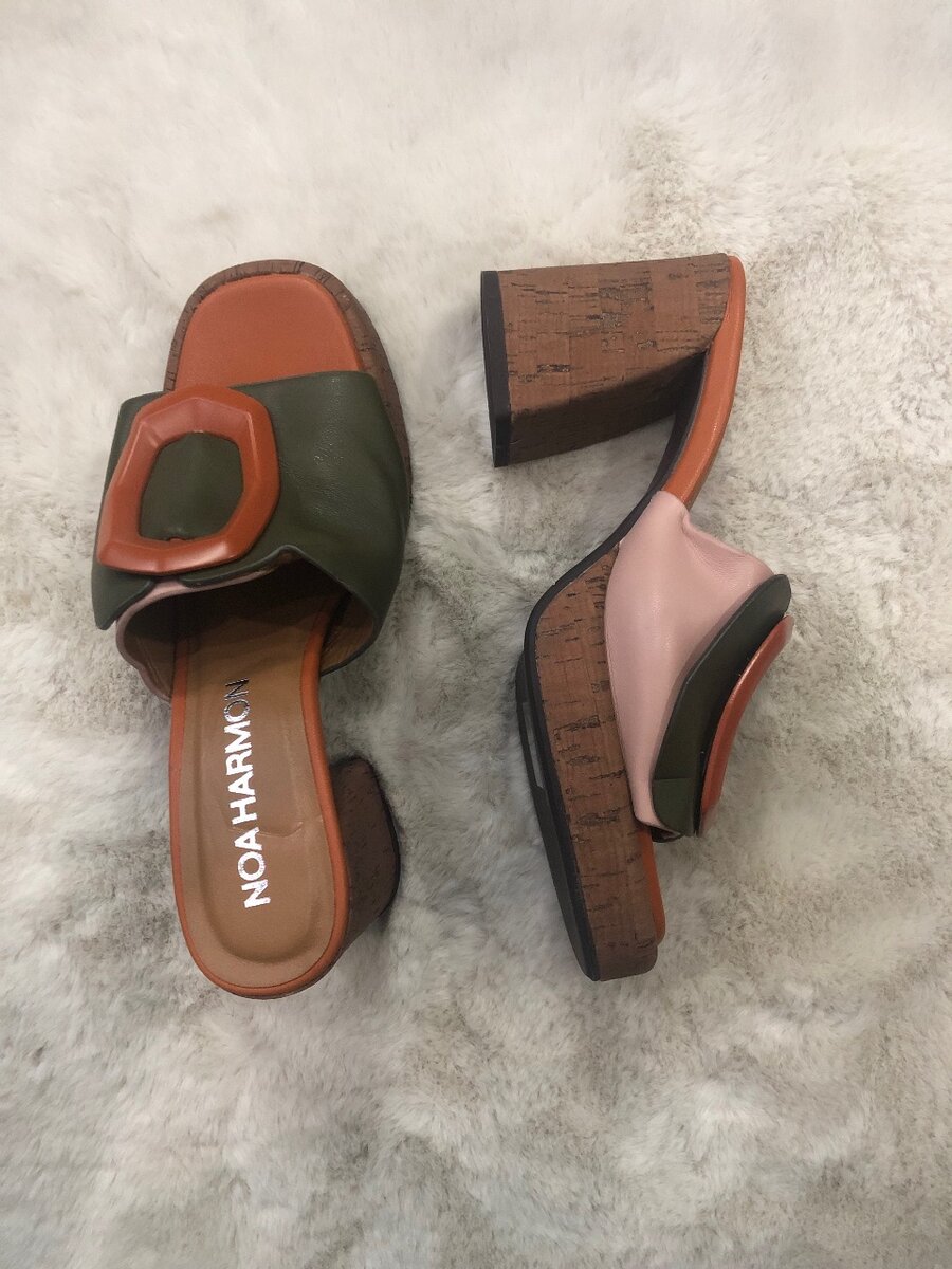 Mules à talons élégants