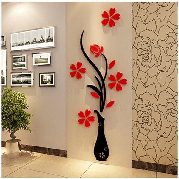 Flower Design Wall Painting
