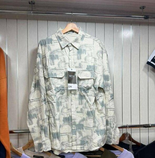 Chemise en coton décontractée