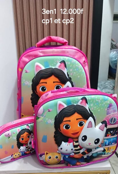 Ensemble Sacs École 3en1