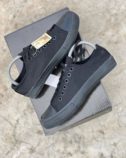 Baskets noires tendance