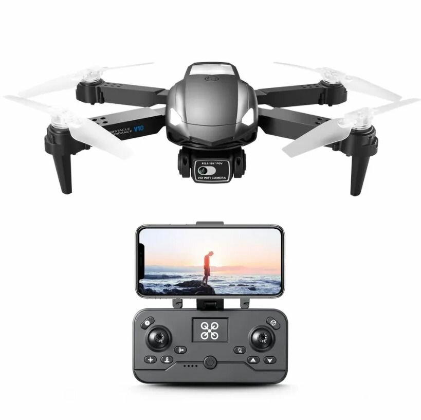 Drone HD V10 avec Évitement d'Obstacles