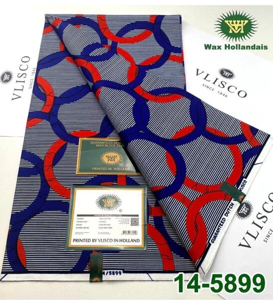 Tissu en Wax Vlisco Hollandais