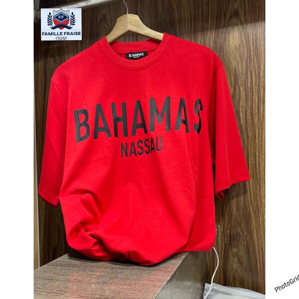 T-shirt rouge Bahamas