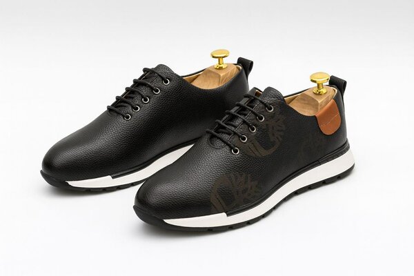 Chaussures de sport en cuir élégantes