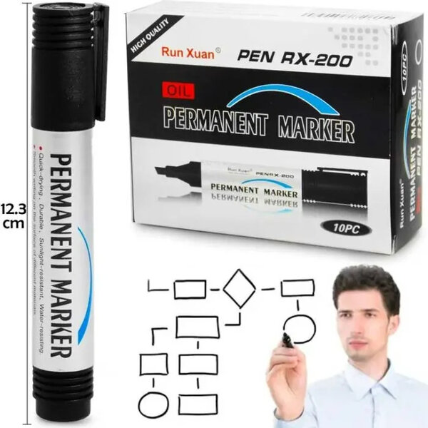 Pack de 10 Marqueurs Permanent