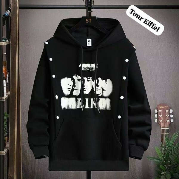 Sweat à Capuche Homme Vintage